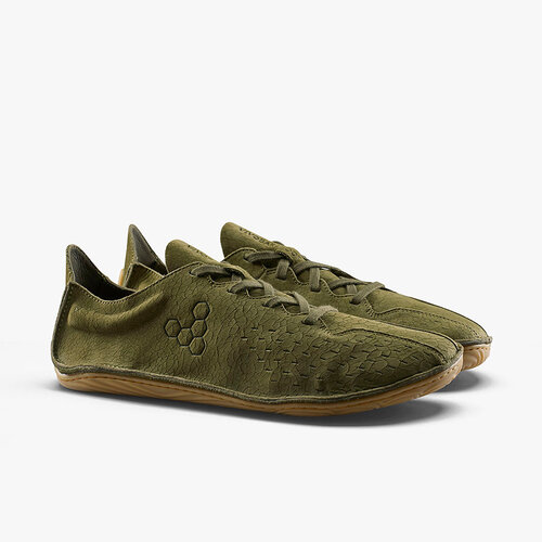 Vivobarefoot Sensus Men Dark Olive Cracked Leather