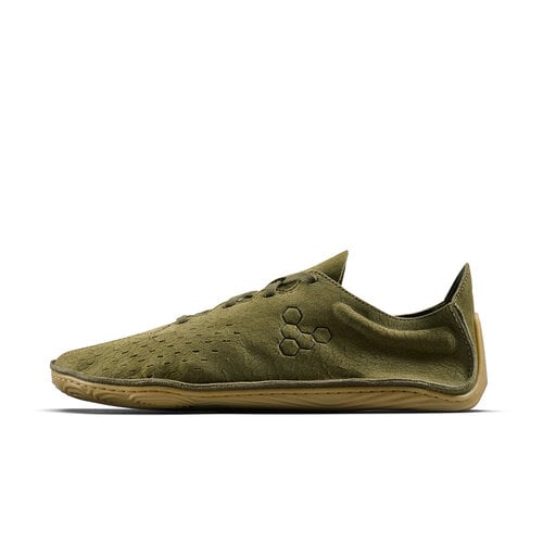 Vivobarefoot Sensus Men Dark Olive Cracked Leather