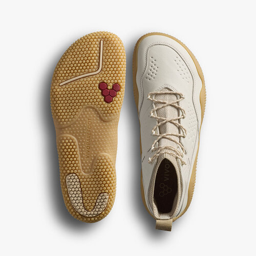 Vivobarefoot Motus Studio Mid Leather Ladies Limestone
