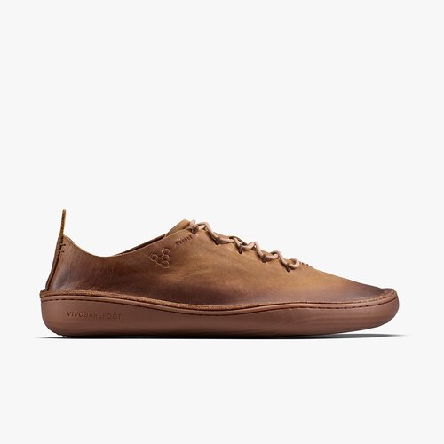 Vivobarefoot Sensus Moc Lace Up Leather Men Dark Tan