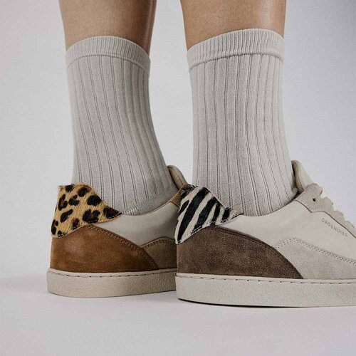 Groundies Nova GS1 Women Stone/Zebra Groundies Nova GS1 Women Stone/Zebra