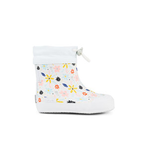 Koel Wellie Bare Solid Toggle Flowers White