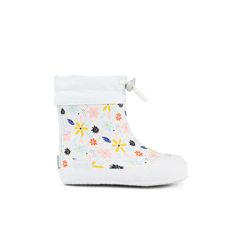 Koel Wellie Bare Solid Toggle Flowers White