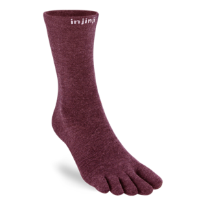 Injinji Liner Crew Wool Garnet