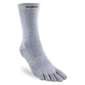 Injinji Liner Crew Coolmax Heather Gray Injinji Liner Crew Coolmax Heather Gray