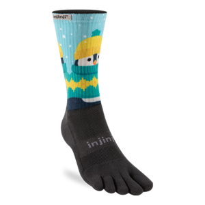 Injinji Spectrum Trail Midweight Crew Coolmax Holiday Polar