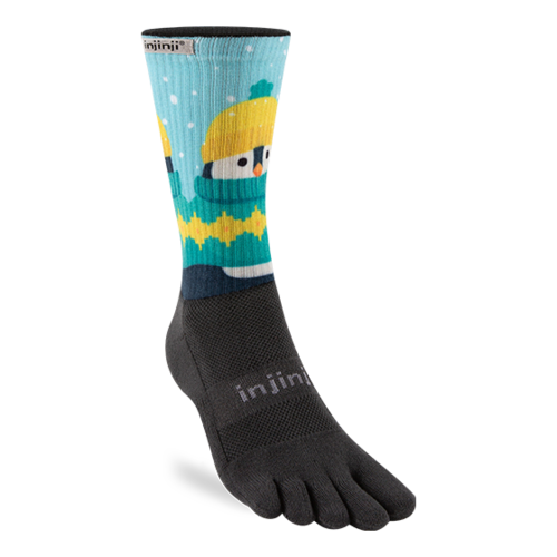 Injinji Spectrum Trail Midweight Crew Coolmax Holiday Polar