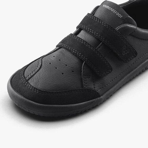 Vivobarefoot Gobi Sneaker School Kids Obsidian