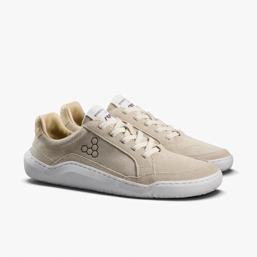Vivobarefoot Gobi II Sneaker Leather Ladies Sand/Fig Vivobarefoot Gobi II Sneaker Leather Ladies Sand/Fig