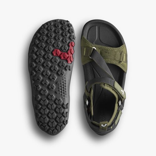 Vivobarefoot Tracker Ora Sandal Men Dark Olive