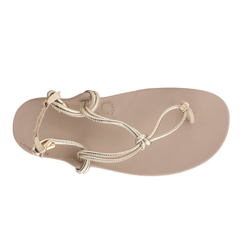 Xero Shoes Genesis Leather Women Gold Metallic Leather