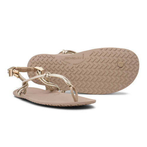 Xero Shoes Genesis Leather Women Gold Metallic Leather