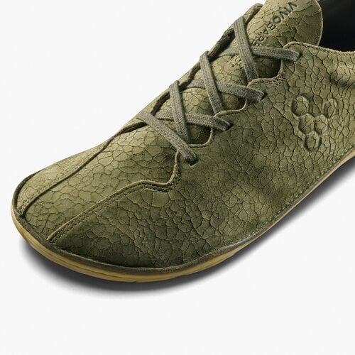Vivobarefoot Sensus II Grounding Men Dark Olive Cracked Leather