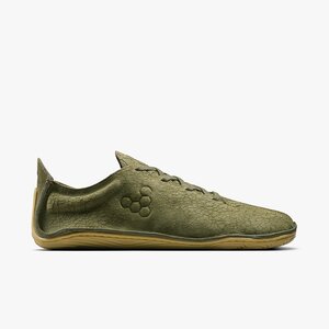 Vivobarefoot Sensus II Grounding Men Dark Olive Cracked Leather