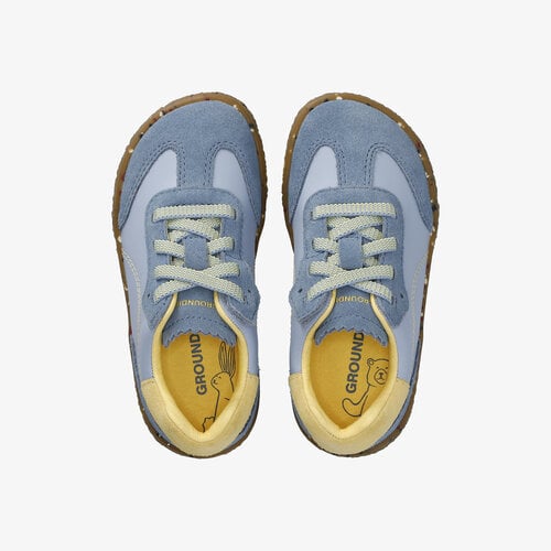 Groundies Panama Kids Sky Blue/Lemon Cream