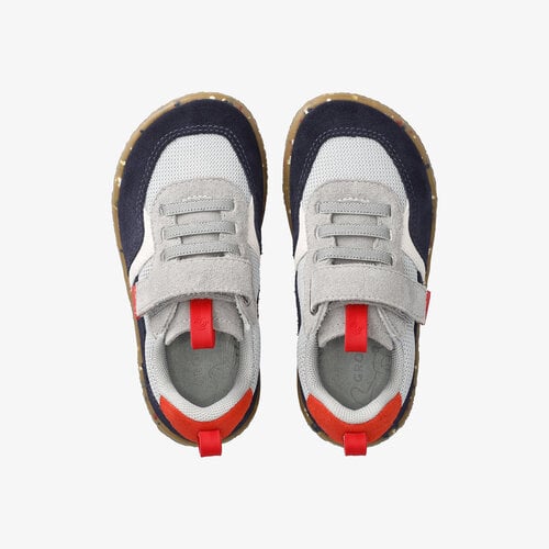 Groundies Lou 2.0 Kids Light Grey/Red