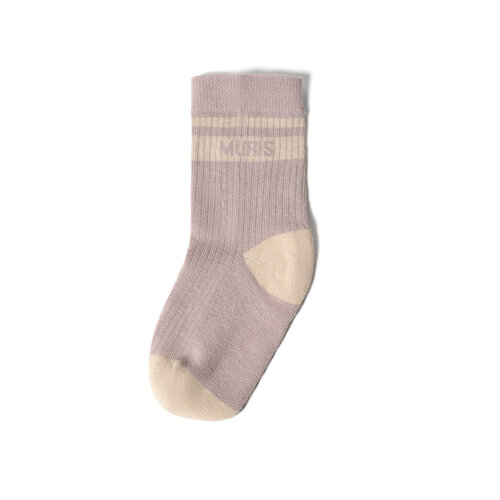 Muris Striped Socks Mini Malva