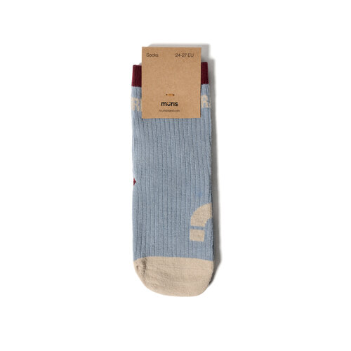 Muris Striped Socks Mini Iron