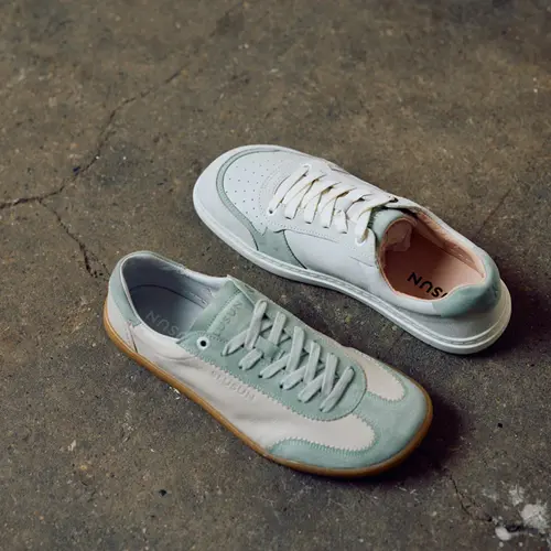 Blusun BLSN-220M Leather Men Off White/Green