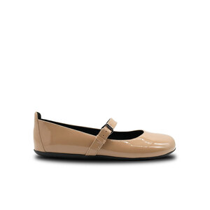 Aylla Ballerina Ladies Patent Taupe