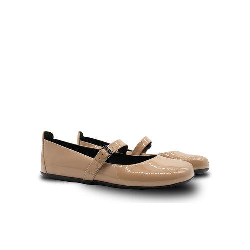 Aylla Ballerina Ladies Patent Taupe