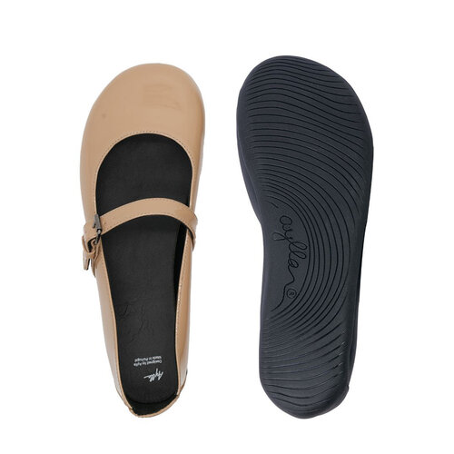 Aylla Ballerina Ladies Patent Taupe