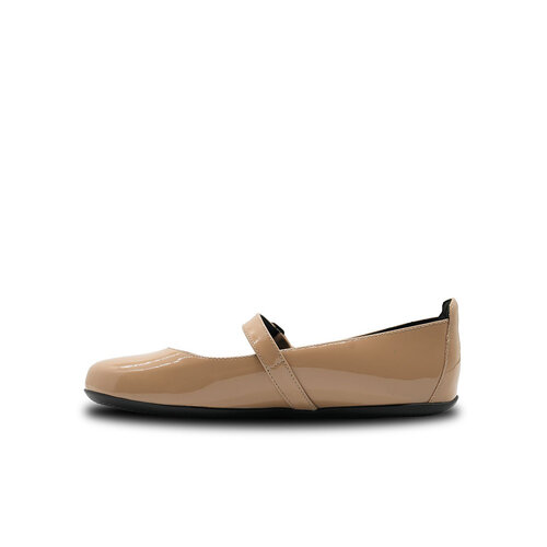 Aylla Ballerina Ladies Patent Taupe