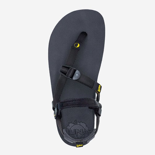 Luna Sandals Mono Retro Black