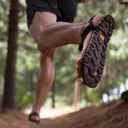 Luna Sandals Oso Flaco Retro Black