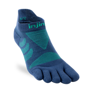 Injinji Womens Ultra Run No-Show Coolmax Poseidon