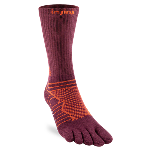 Injinji Ultra Run Crew Coolmax Mahogany