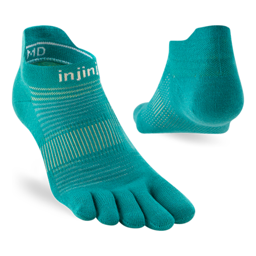 Injinji Run Lightweight No-Show Coolmax Atlantis