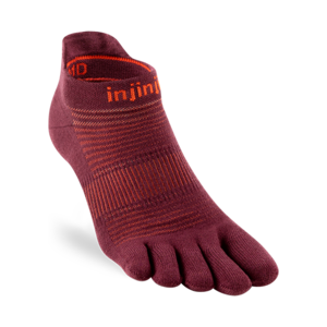 Injinji Run Lightweight No-Show Coolmax Mahogany
