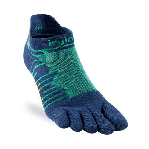 Injinji Ultra Run No-Show Coolmax Poseidon