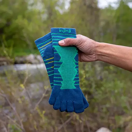 Injinji Ultra Run Mini-Crew Coolmax Poseidon