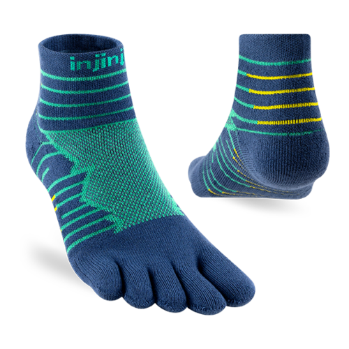 Injinji Ultra Run Mini-Crew Coolmax Poseidon