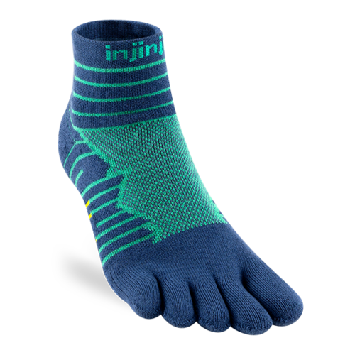 Injinji Ultra Run Mini-Crew Coolmax Poseidon