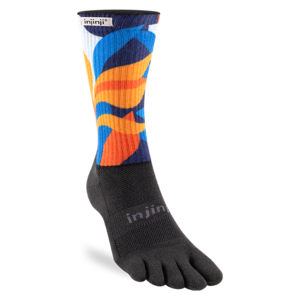 Injinji Spectrum Trail Midweight Crew Coolmax Floral Botanic