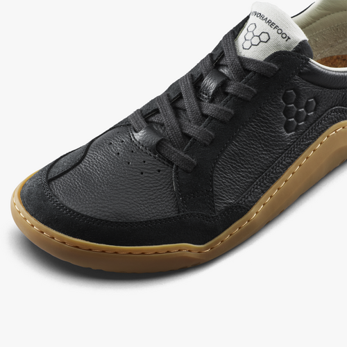 Vivobarefoot Gobi III Sneaker Leather Ladies Obsidian Vivobarefoot Gobi III Sneaker Leather Ladies Obsidian