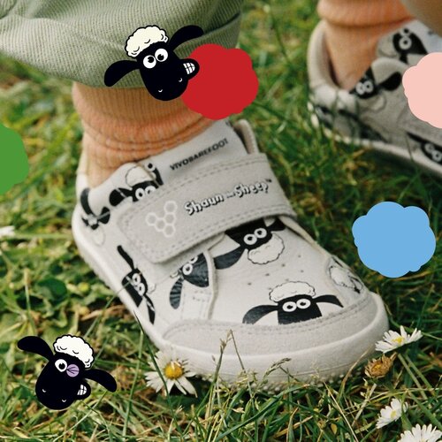 Vivobarefoot Gobi Sneaker Toddler Shaun The Sheep Vivobarefoot Gobi Sneaker Toddler Shaun The Sheep