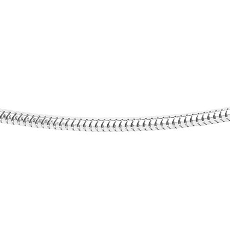Foxtail chain - Ø 1,2 mm. - silver