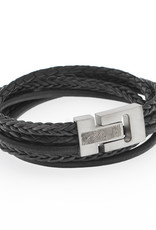 Armband Lederband  mit Stahlverschluss