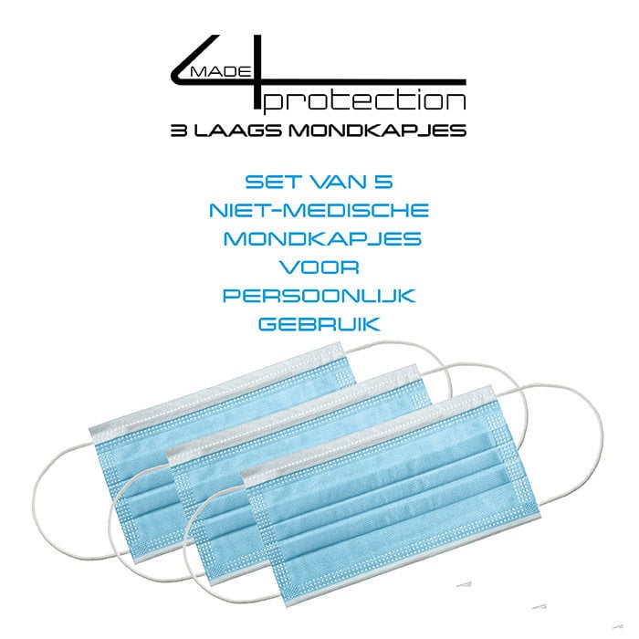 made4protection 3-laags mondkapjes
