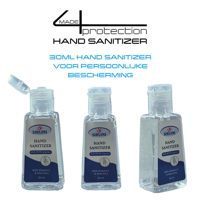 made4protection Hand sanitizer voor persoonlijke bescherming
