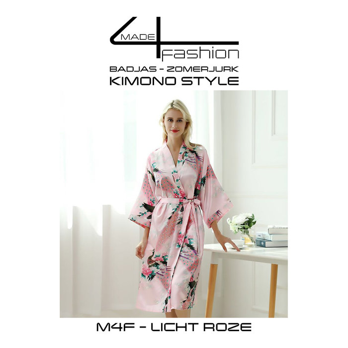 Made4fashion Summer dress Kimono style - Pink and Purple Tones