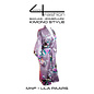 Made4fashion Sommerkleid im Kimono-Stil - Pink und Lila Töne