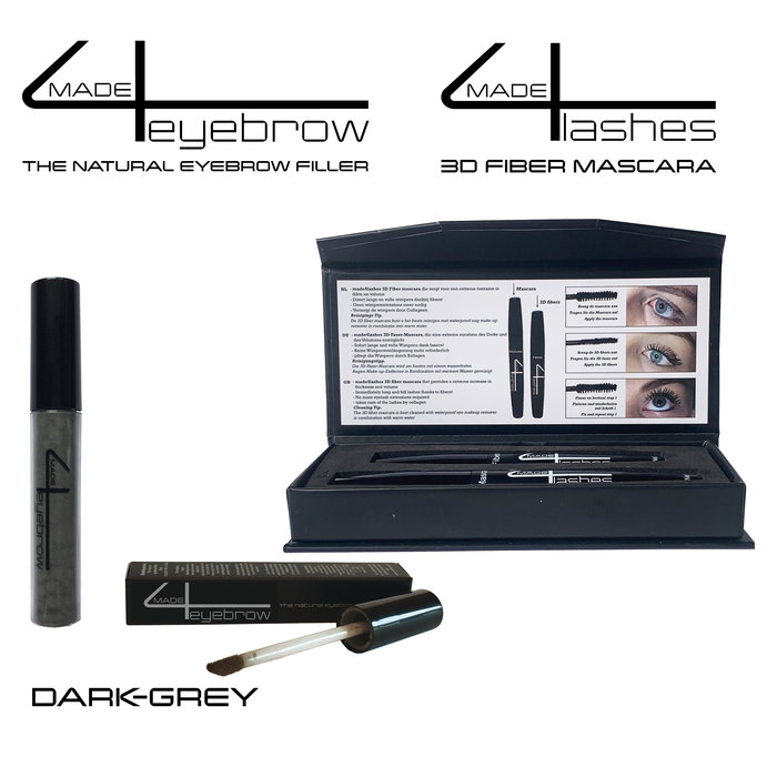 offer Made4eyebrow The Natural eyebrow filler + Made4lashes 3D fiber Mascara