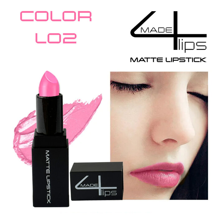 made4lips matte lipstick, colors L01 -L06