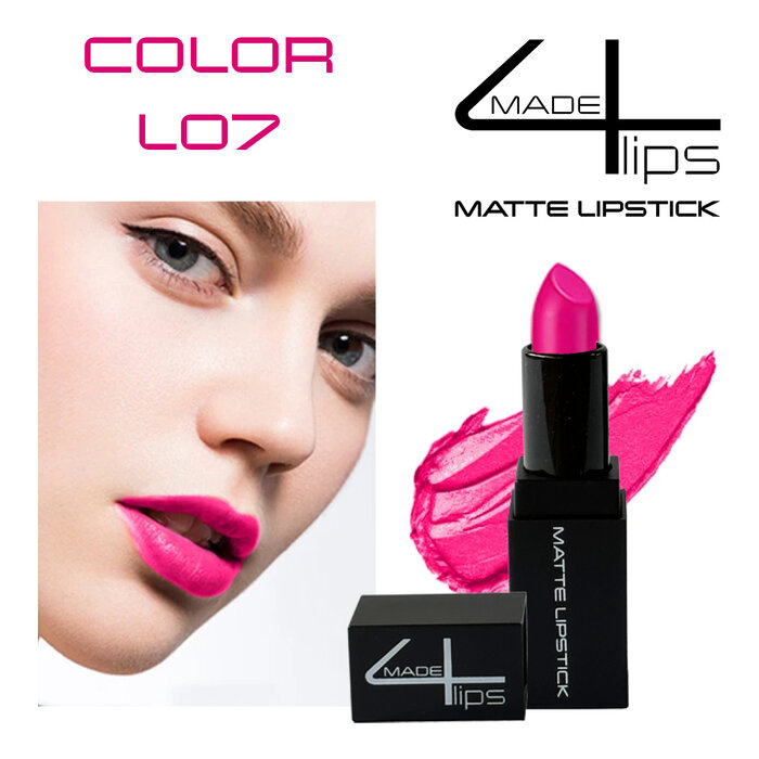 mattierter Lippenstift von made4lips, Farben L01 -L06 - Copy