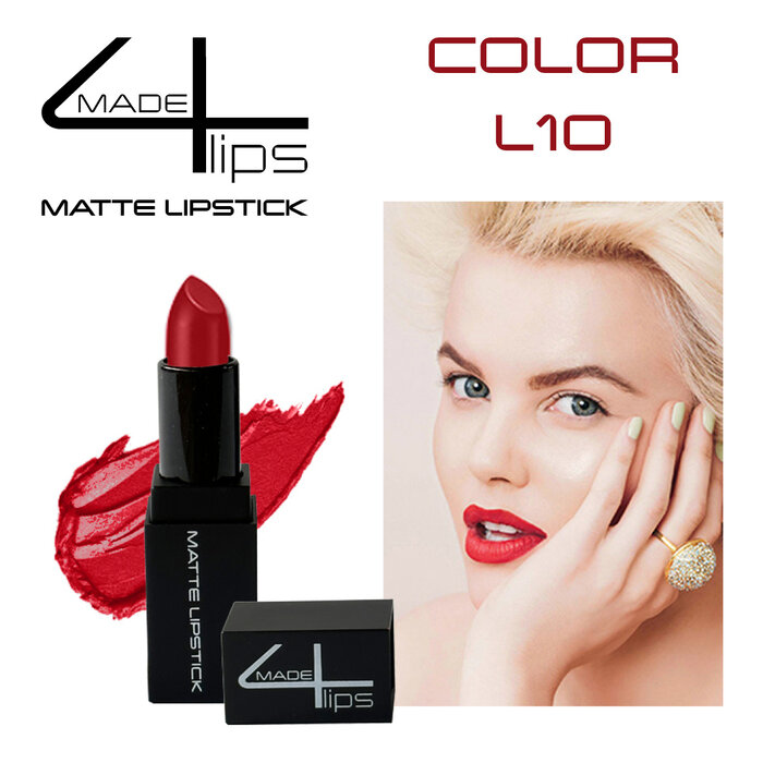 made4lips matte lipstick, kleuren L07-L12